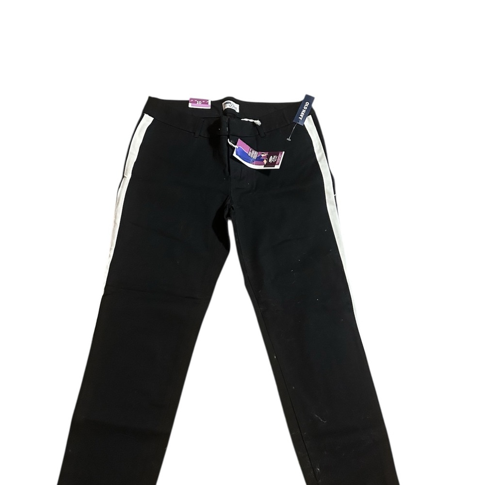 NWT Old Navy Ankle Diva Pants Tuxedo Black & White size 10